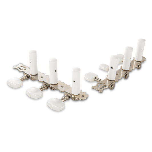 Classical Guitar Machine Heads Pro Arte 2X3 | With Lyra | Chrome-Plated | By Gewa