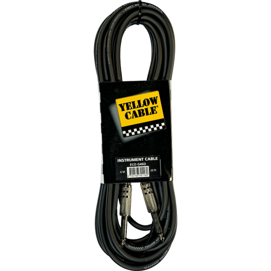ECO G46D | Instrument Cable 6m | Jack-Jack | By Yellow Cable