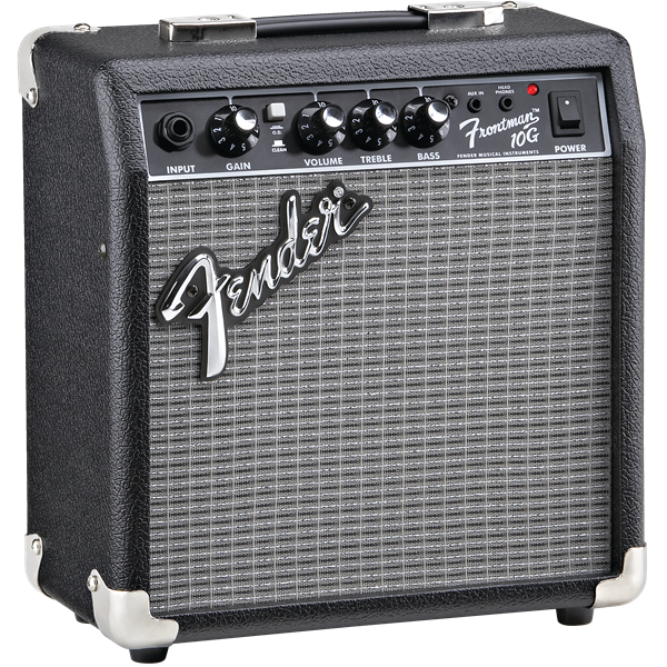 Fender Frontman 10G Guitar Amp | 10 Watts | Clean and Distortion Tones | Headphone Output for Silent Practising | Great for Beginners