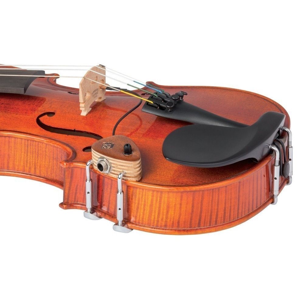Gewa Violin Piezo Pickup VV-2 | Detachable Passive Piezo Pickup Violin and Viola | Volume Control | Natural