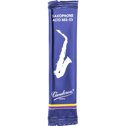 Vandoren 2 Classic Blue Alt Saxophone Reed Eb | Strength 2 | Single Reed