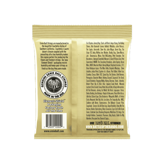 Ernie Ball Light Earthwood 2004 Acoustic Guitar Strings | 11 - 52 | 80/20 Bronze