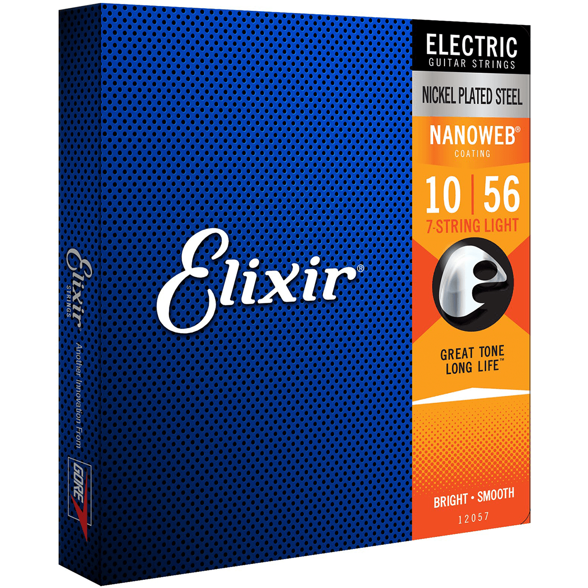 Nanoweb 10 - 56 Electric Guitar Strings | For 7-String Guitars | By Elixir
