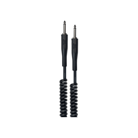 Molded Jack / Molded Jack 20FT/6M | Spiral Instrument Cable | By Yellow Cable