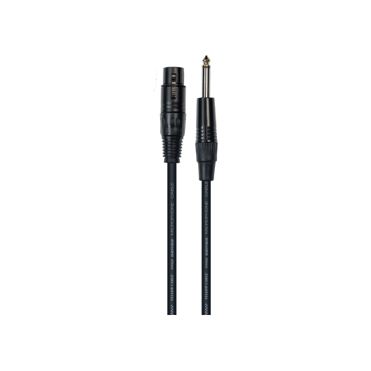 1/4" Mono Male Jack / XLR Female 3m | Microphone Cable | By Yellow Cable