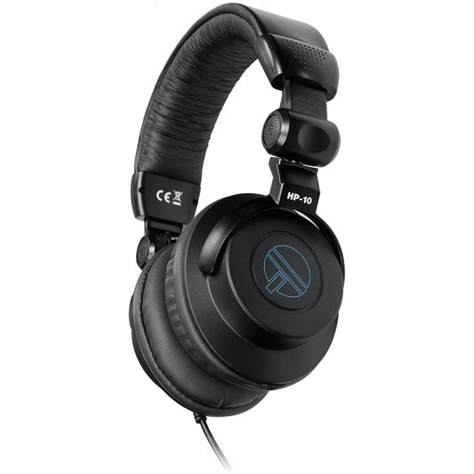 Quik Lok HP10 Closed Studio Headphones | Lightweight with Adjustable Headband | Perfect for Recording, Mixing and Monitoring