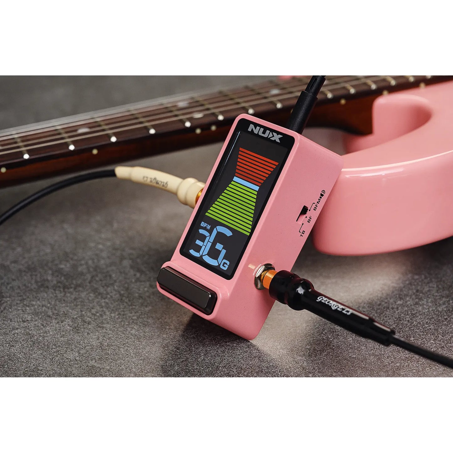 Flow Tune by NUX | Tuner Pedal | MNU FLOWTUNE2-PINK | NTU-3