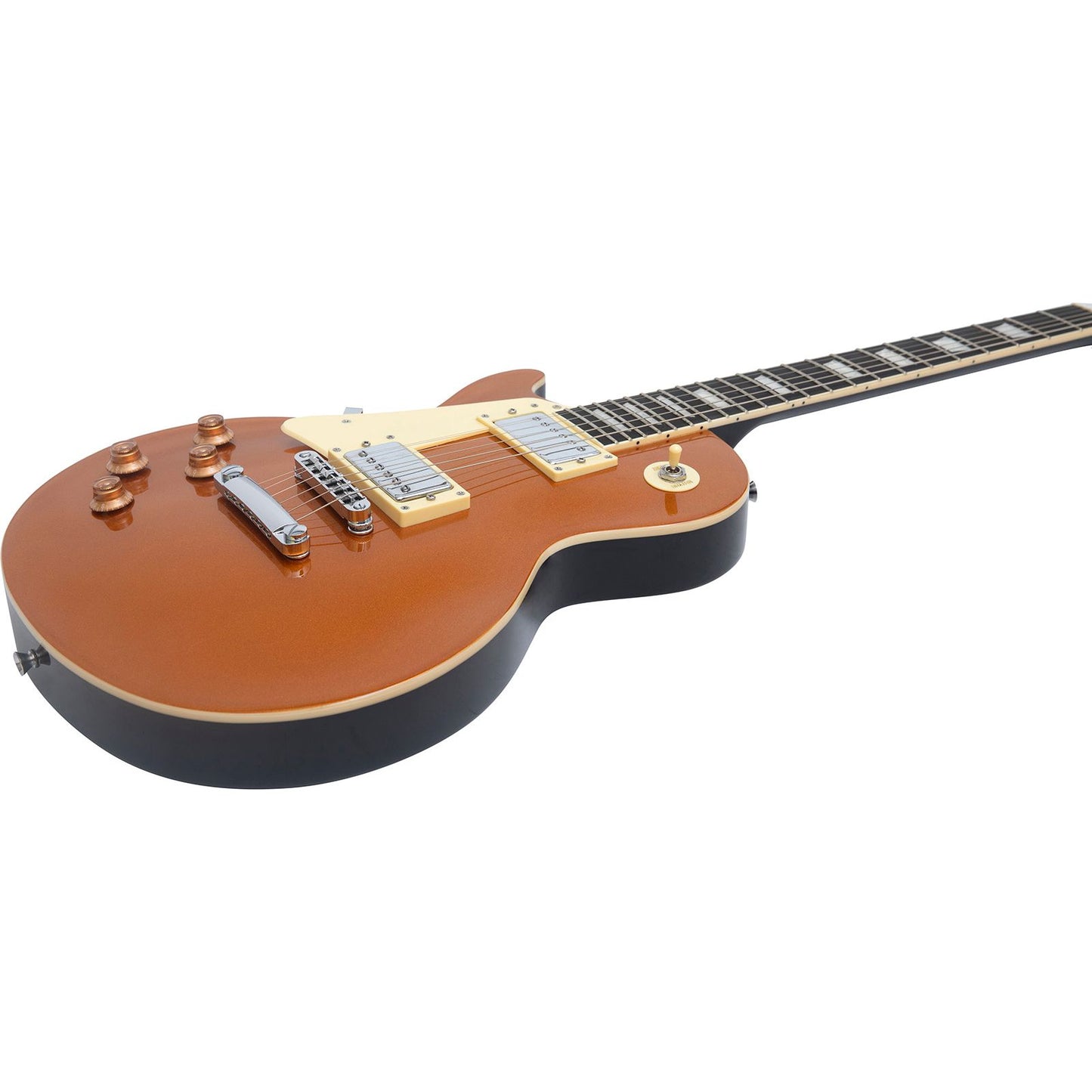 EKO LS300-LH Electric Guitar | Humbucker Pickups | Single Cut | Left-Handed | Gold Finish