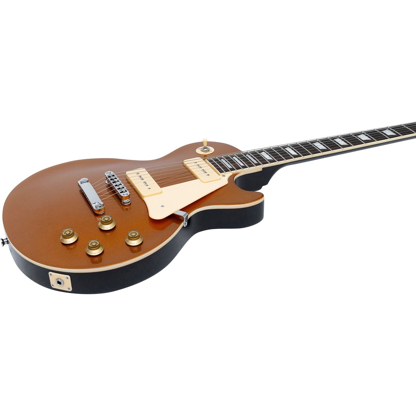 EKO LS400 Electric Guitar | P90 Pickups | Single Cut | Gold Finish