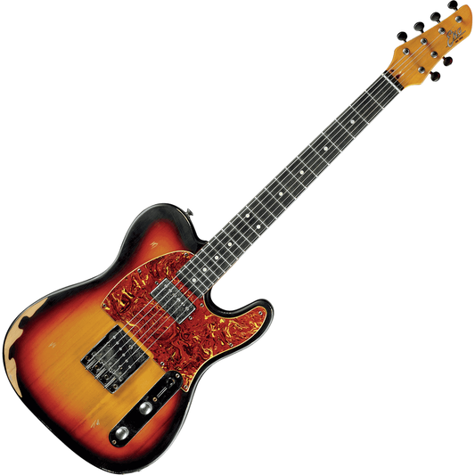EKO Tero Relic Sunburst Telecaster Type Electric Guitar