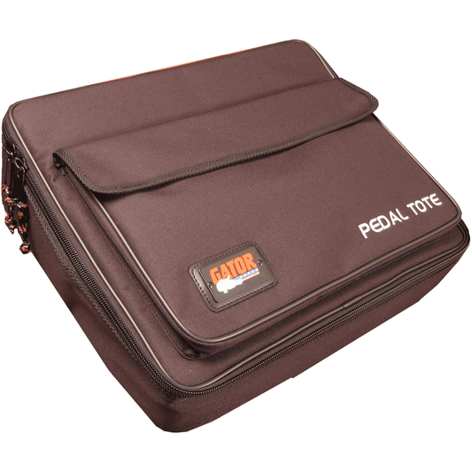 Gator Cases GPT Wooden Pedalboard | Included Carry Bag | Black