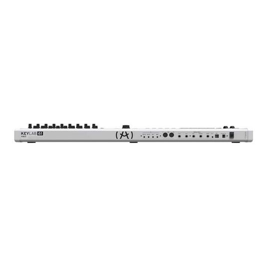 Arturia KeyLab MkII 61 | MIDI controller, 61 keys and comprehensive connectivity, included software, White