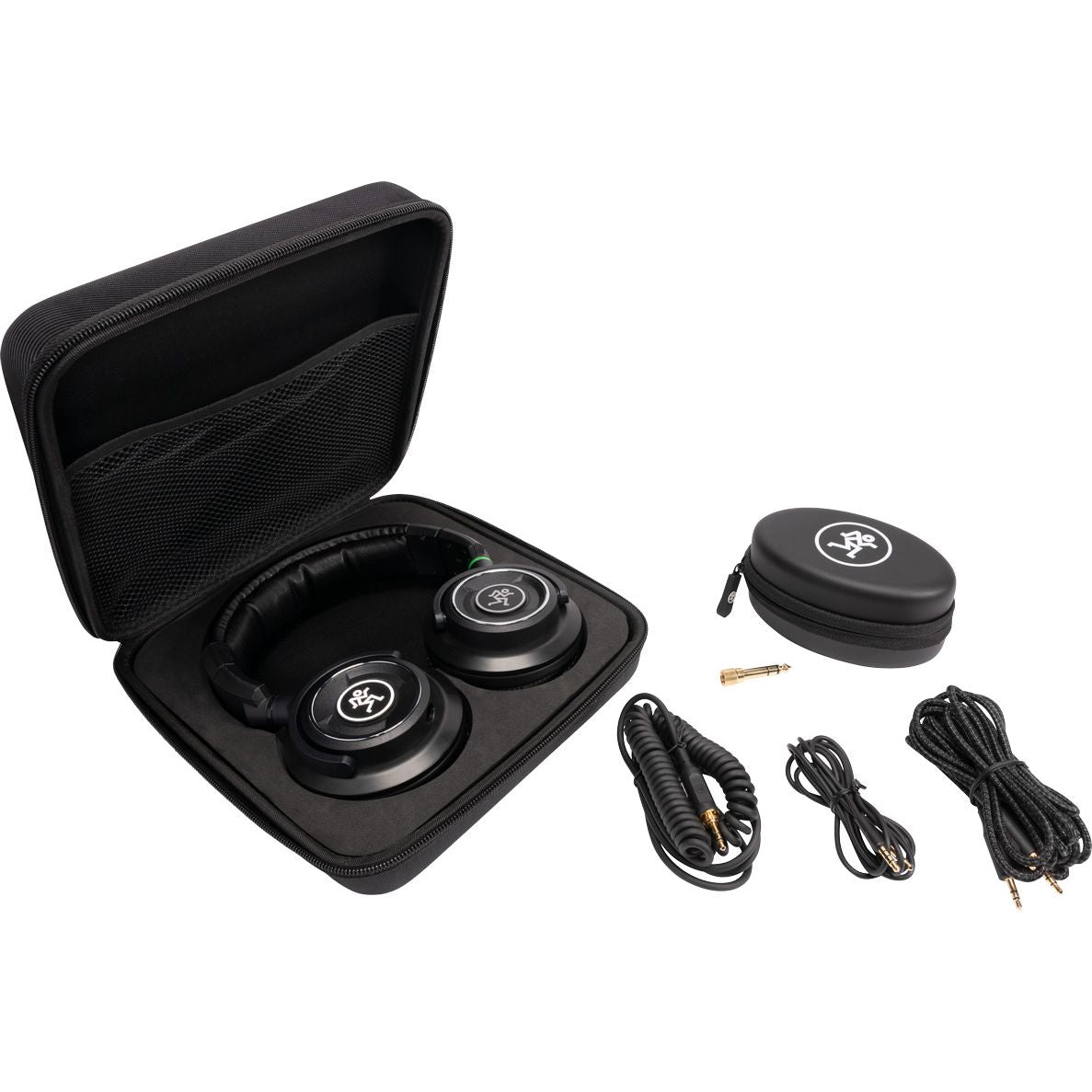 Mackie MC-350 Arctic White Limited Edition Professional Closed-back Studio Headphones | 50mm Transducer | Padded Headband | Travel Case | SMK MC-350-LTD-WHT