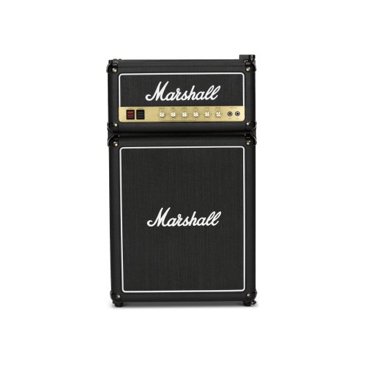 Marshall Fridge 3.2 | Arctic Blue LED Lights | 92 Litre Capacity | Perfect for the Studio, Office or Bar