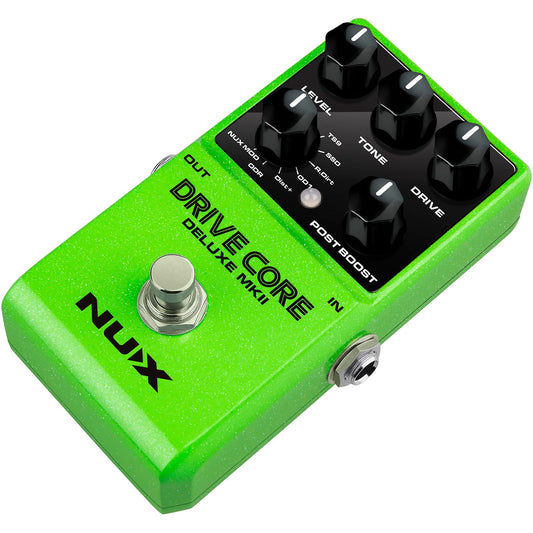 NUX Drive Core Deluxe MK2 Drive Pedal for Electric Guitar | 8 Classic Overdrive Sounds