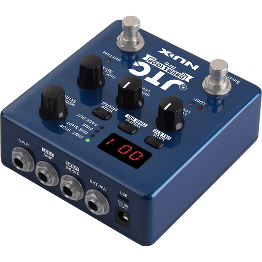 JTC Drum and Loop Pedal by NUX | Up to 6 hours of Recording | MNU DRUM&LOOP | NDL-5