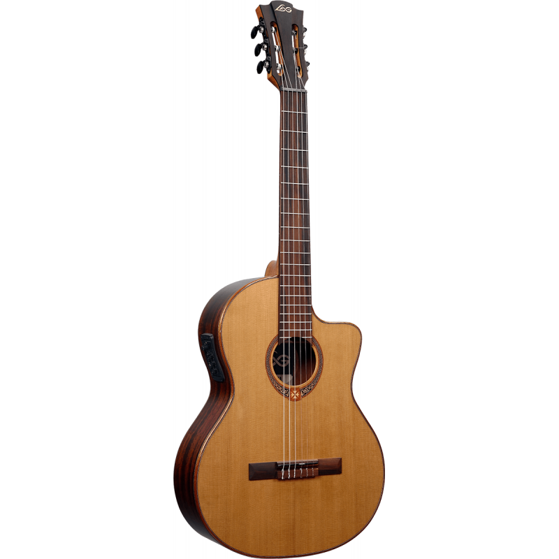 Classical electro-acoustic cutaway guitar by Lâg | OC118CE