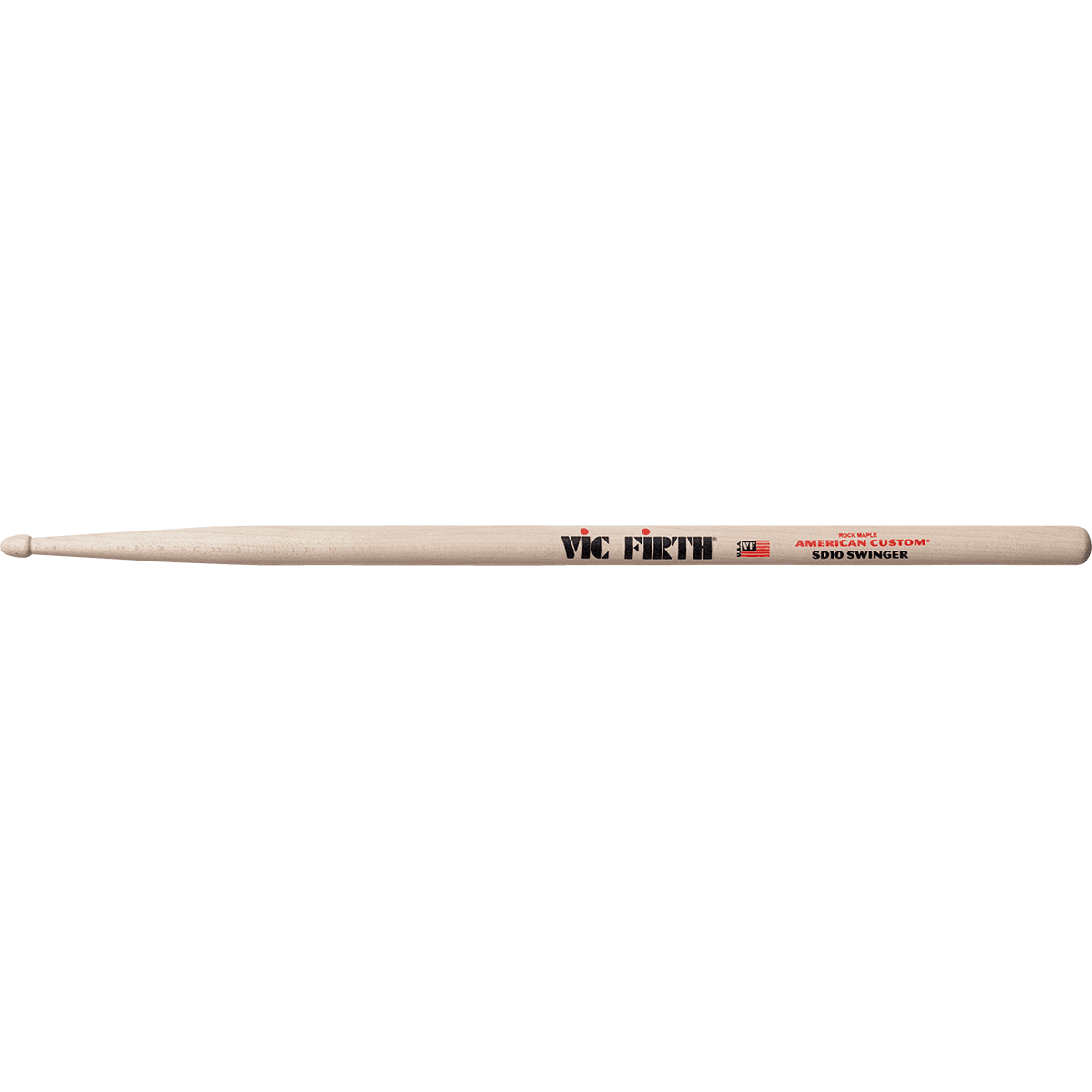 Vic Firth American Custom SD10 Swinger Drumsticks | Maple