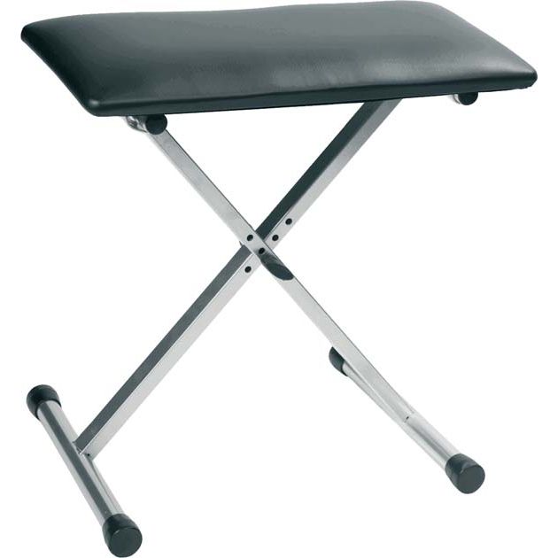 Titanium Piano Bench with Leather Seat by RTX | BAX-T