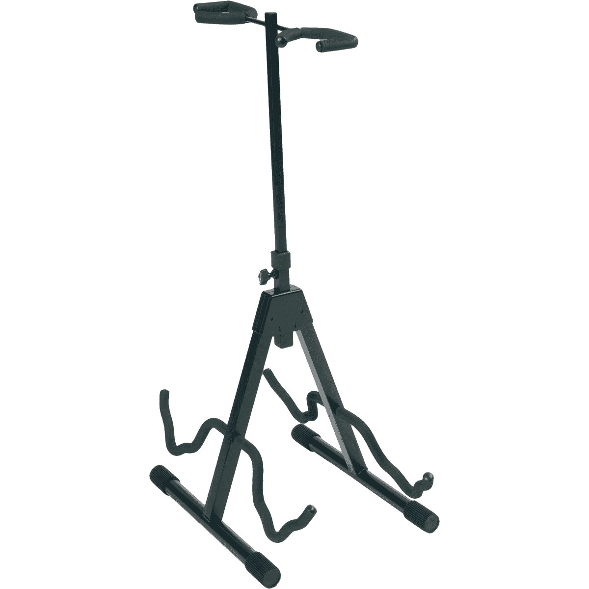RTX TRT G2R - Universal stand for 2 guitars with Adjustable height, Suitable for Acoustic, Classical, Electric and Bass Guitars