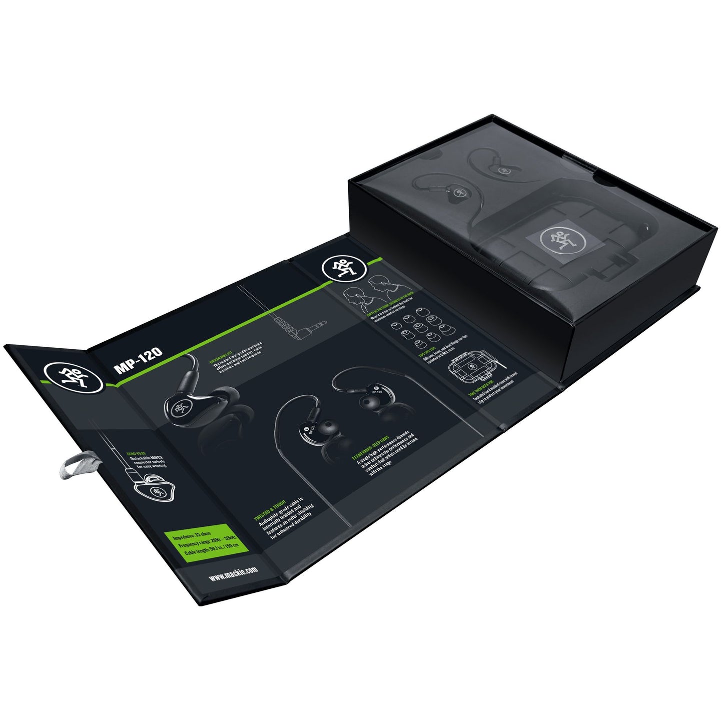 Mackie - MP-120 | MP - Single Dynamic Driver Professional In-Ear Monitors | SMK MP-120