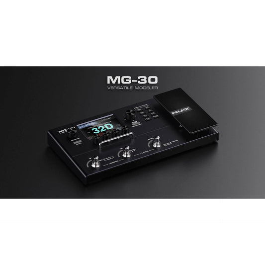 MG30 Modeler and Multi Effects by NUX | Hundreds of Effects | Large LCD Screen | Over 30 IR's Built In