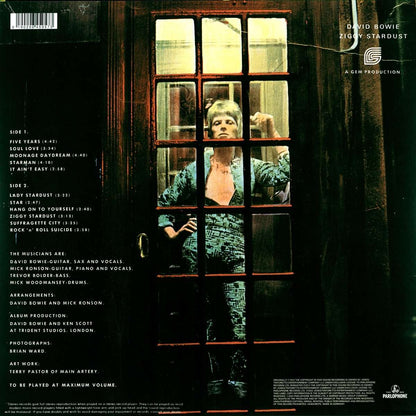 David Bowie: The Rise And Fall Of Ziggy Stardust And The Spiders From Mars | 2012 Remaster | Limited 50th Anniversary Edition | Picture Disc | LP | Vinyl Record