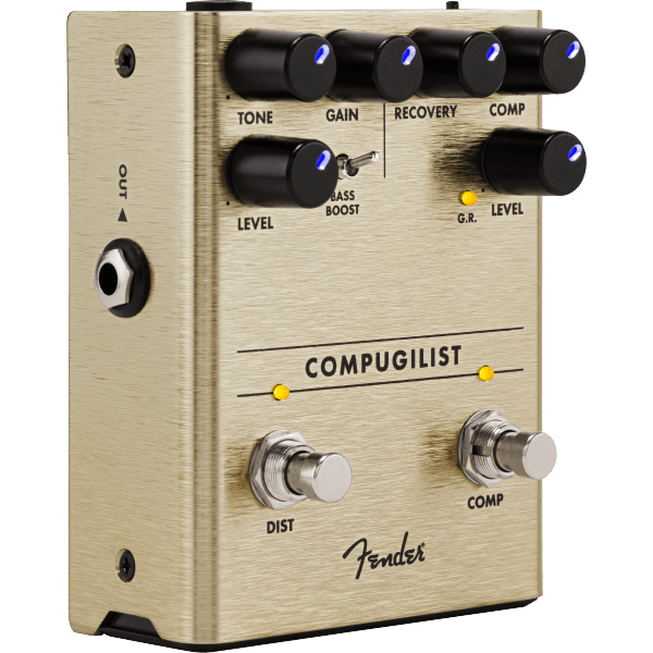 Compugilist Compressor and Distortion Pedal by Fender