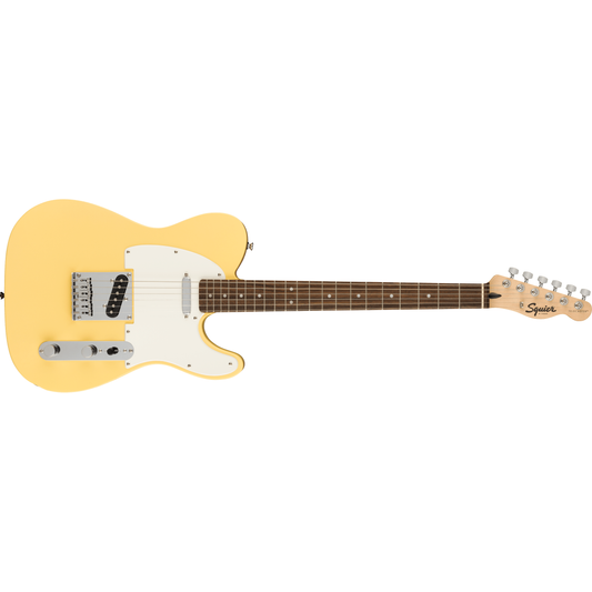 Squier Bullet® Telecaster®, Laurel Fingerboard, White Pickguard, Vintage White Electric Guitar by Fender
