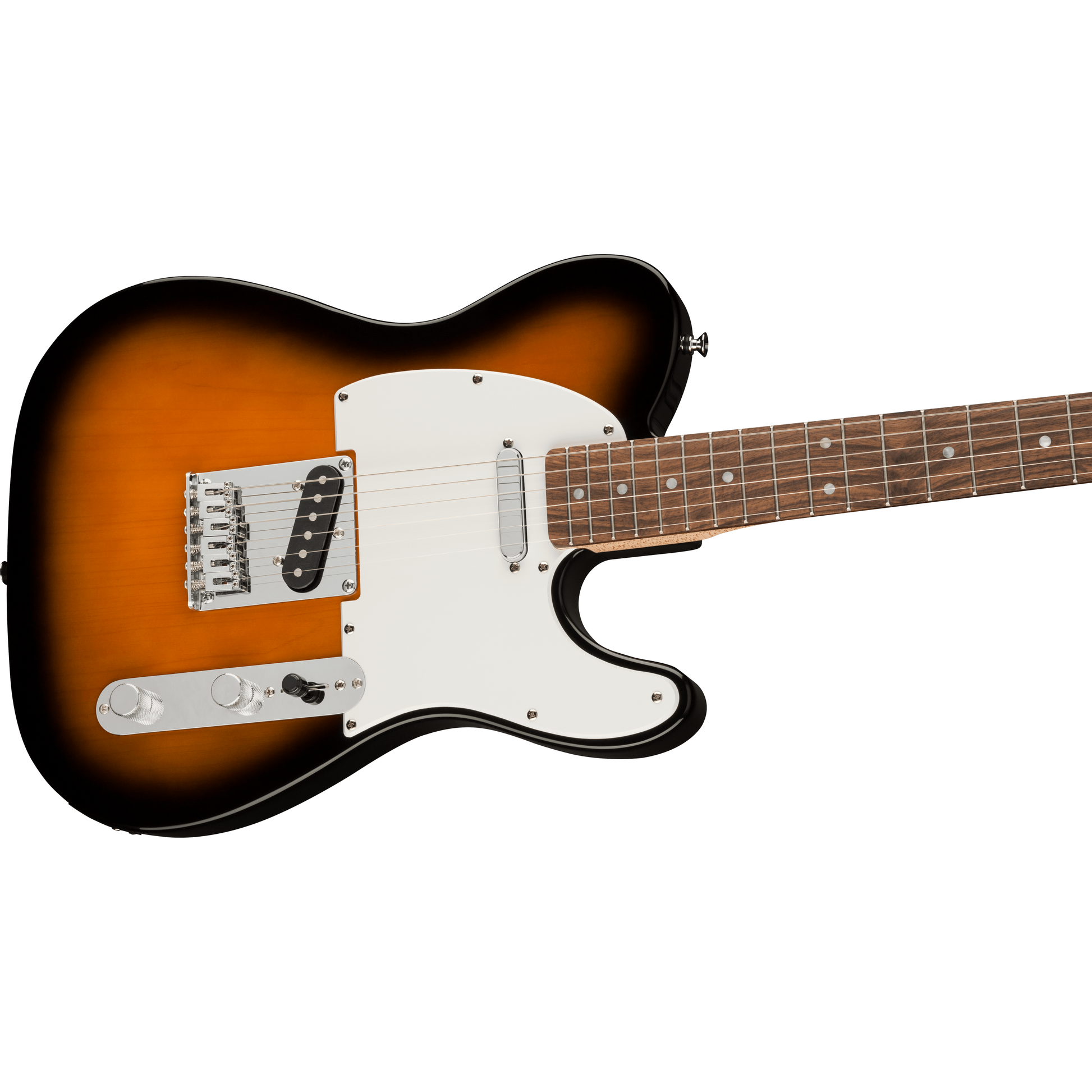 Squier Bullet® Telecaster®, Laurel Fingerboard, White Pickguard, Brown Sunburst Electric Guitar by Fender