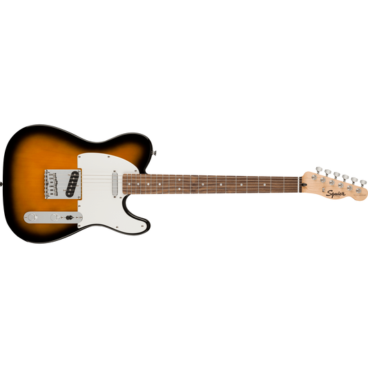 Squier Bullet® Telecaster®, Laurel Fingerboard, White Pickguard, Brown Sunburst Electric Guitar by Fender