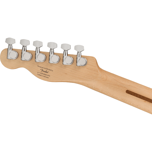 Squier Bullet® Telecaster®, Maple Fingerboard, Black Pickguard, White Electric Guitar by Fender