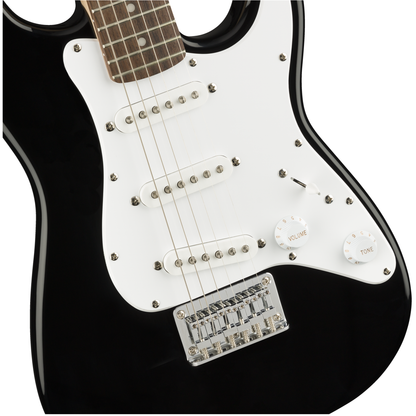 Fender Squier Mini Stratocaster | Черен | 3/4 Размер, Фингърборд от Лавър