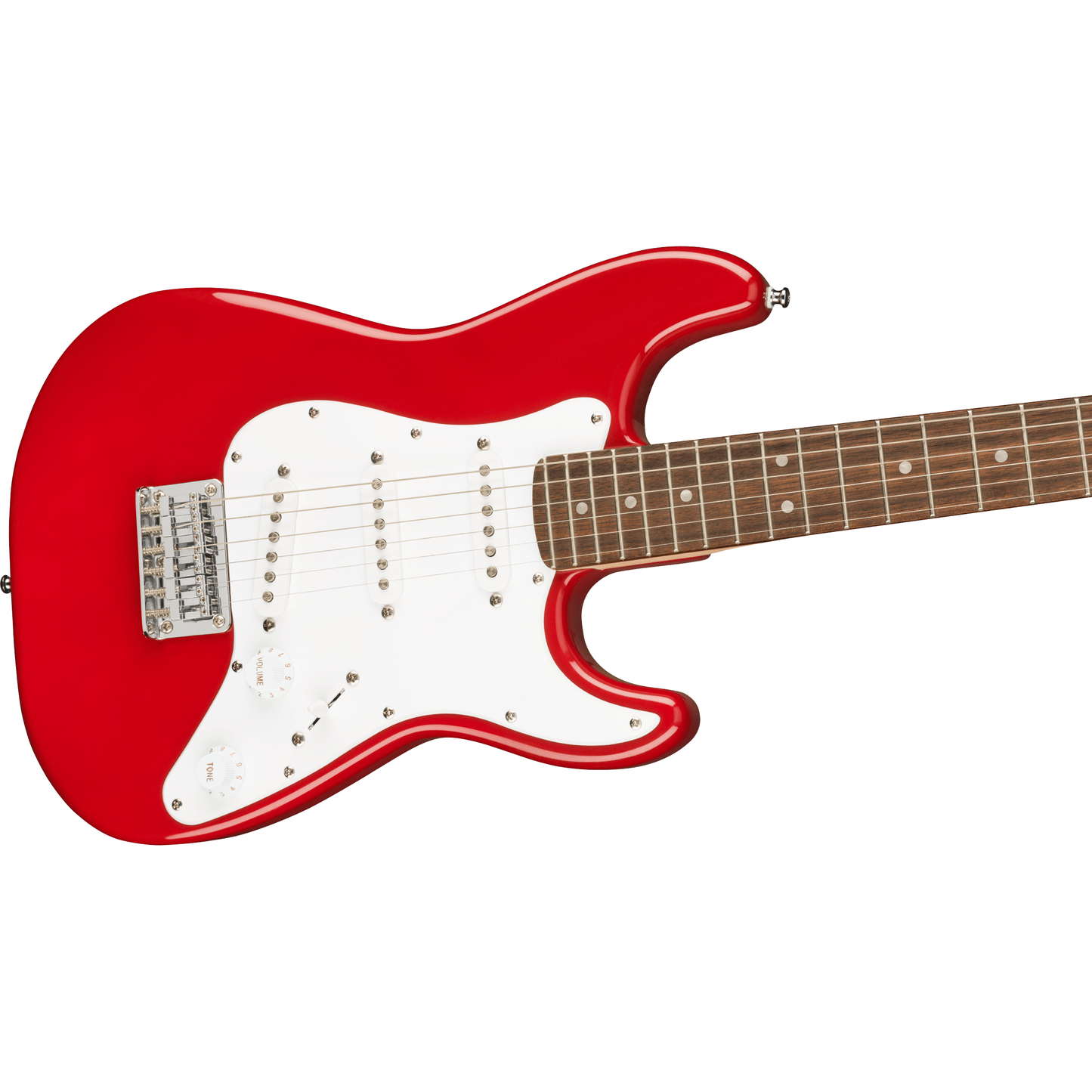 Fender Squier Mini Stratocaster | Red | 3/4 Size with Laurel Fingerboard