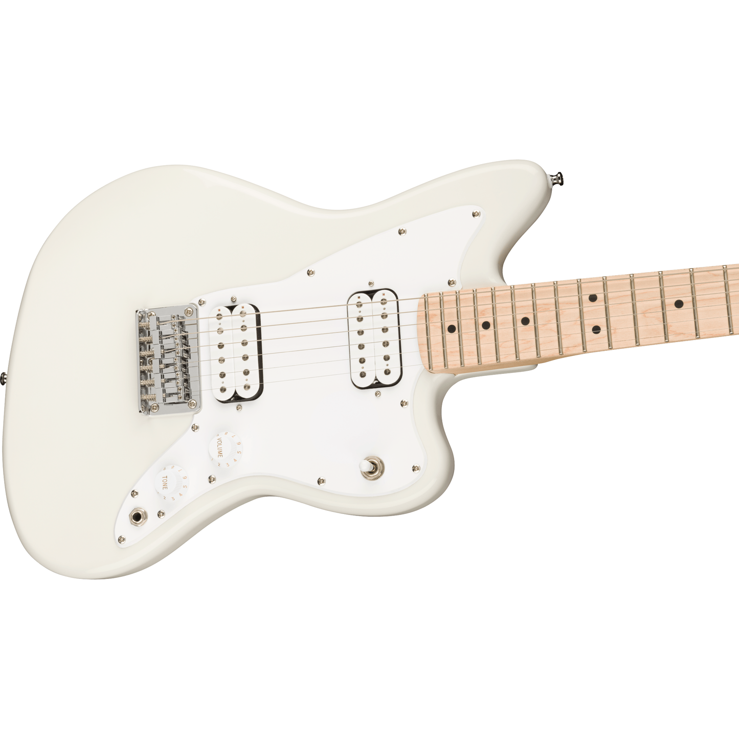 Fender Squier Mini Jazzmaster | Olympic White | 3/4 Size with Maple Fingerboard