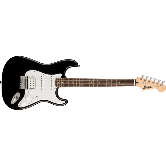 Bullet Series™ Stratocaster® HT HSS, Laurel Fingerboard, White Pickguard, Black Electric Guitar by Fender