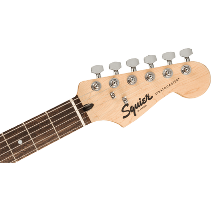Bullet Series™ Stratocaster® HT HSS, Laurel Fingerboard, White Pickguard, Black Electric Guitar by Fender