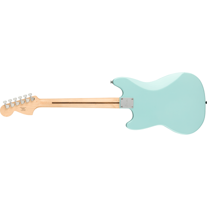 Fender SQ FSR Bullet Competition Mustang HH | Daphne Blue with Orange Stripes | LIMITED EDITION