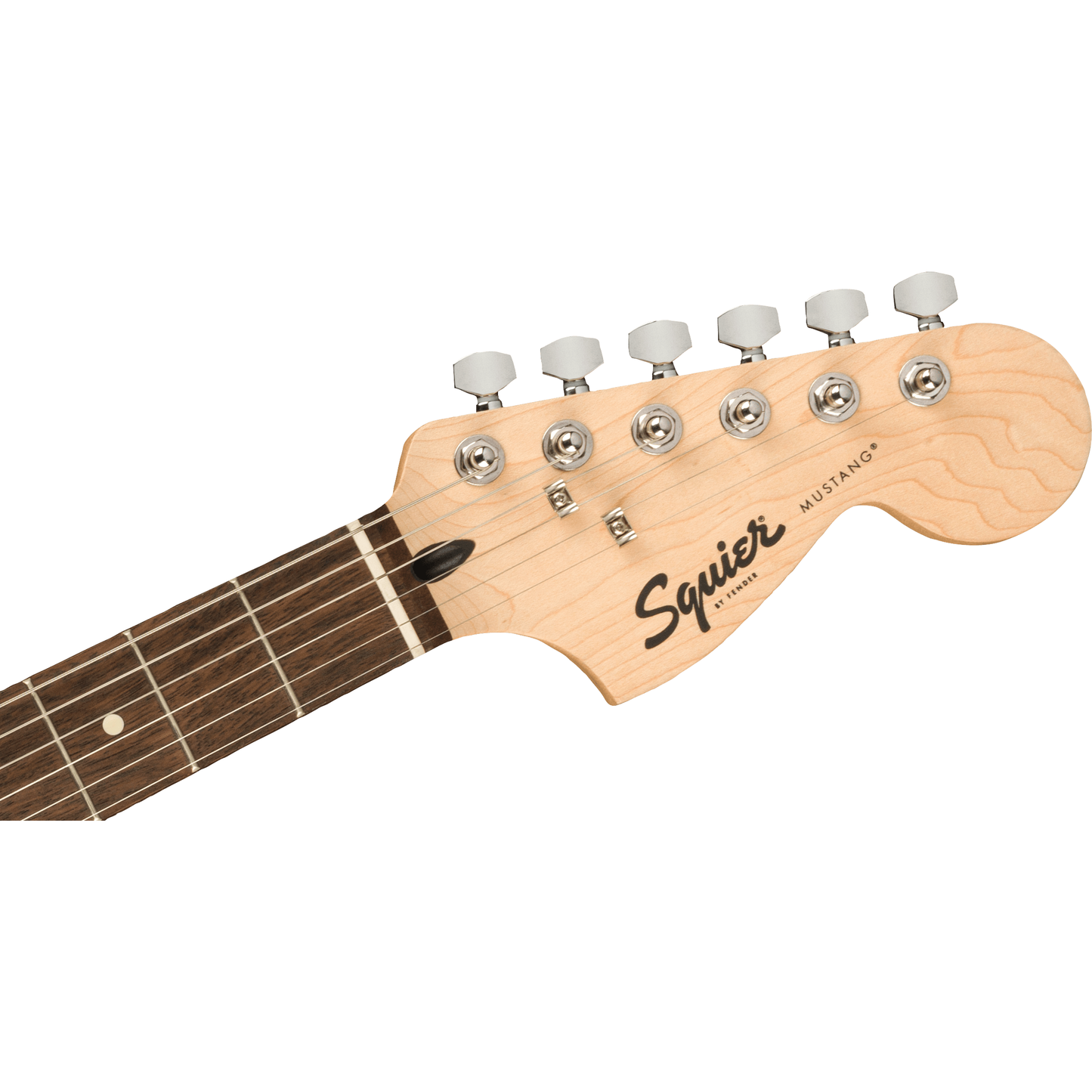 Fender SQ FSR Bullet Competition Mustang HH | Daphne Blue with Orange Stripes | LIMITED EDITION