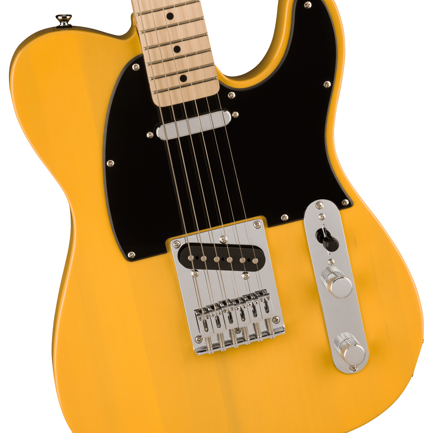 Squier Sonic Telecaster Electric Guitar | Maple Fingerboard | Black Pickguard | Butterscotch Blonde