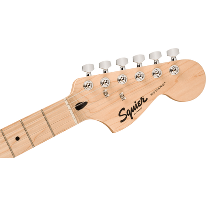 Squier Sonic Mustang HH Electric Guitar | Maple Fingerboard | White Pickguard | Flash Pink