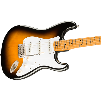 Squier Classic Vibe 50s Stratocaster Electric Guitar | SSS Pickup Configuration | Maple Fingerboard | 2-Color Sunburst
