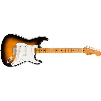 Squier Classic Vibe 50s Stratocaster Electric Guitar | SSS Pickup Configuration | Maple Fingerboard | 2-Color Sunburst