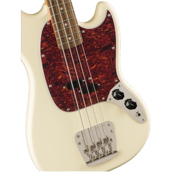 Squier Classic Vibe '60s Mustang® Bass, Laurel Fingerboard, Olympic White