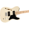 Paranormal Carbronita Telecaster® Thinline by Fender | Maple Fingerboard | Olympic White