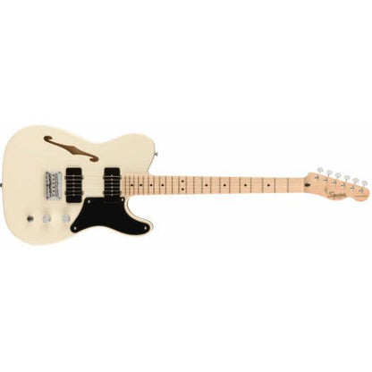 Paranormal Carbronita Telecaster® Thinline by Fender | Maple Fingerboard | Olympic White