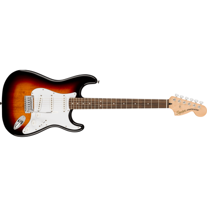 Affinity Series™ Stratocaster ®, Maple Fingerboard, White Pickguard, 3-Color Sunburst Electric Guitar by Fender