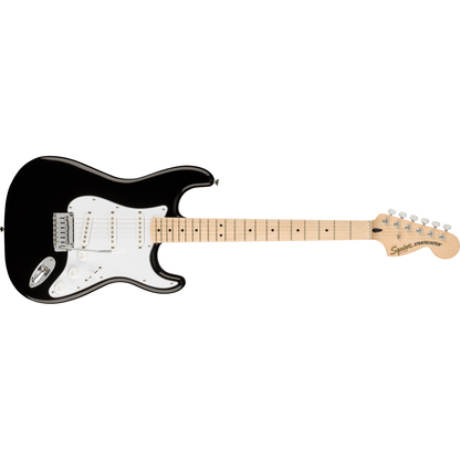 Affinity Series™ Stratocaster ®, Maple Fingerboard, White Pickguard, Black Electric Guitar by Fender