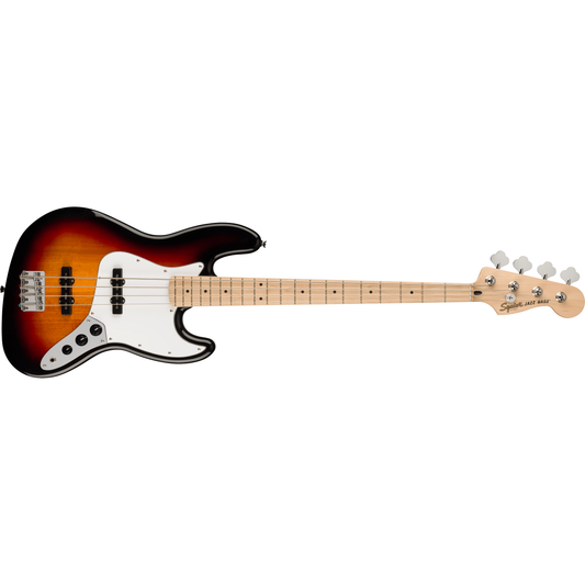 Affinity Series™ Jazz Bass®, Laurel Fingerboard, White Pickguard, 3-Color Sunburst
