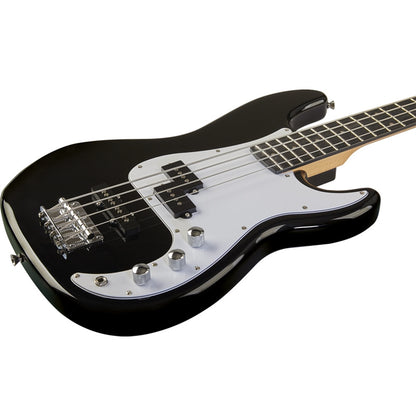 EKO VPJ280 Bass Guitar | Black | 2 Pickups | Perfect Beginner Bass